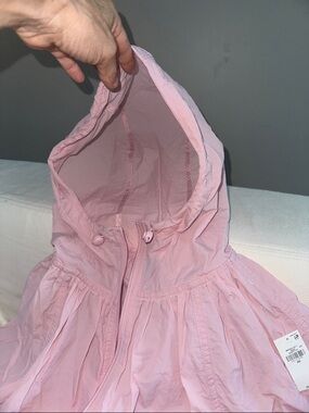 Old Navy Light Pink Hooded Windbreaker Jacket